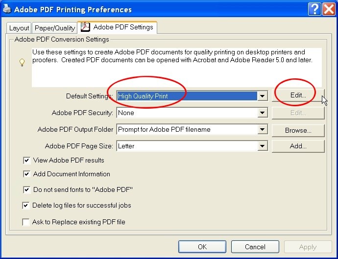 Adobe PDF settings 1